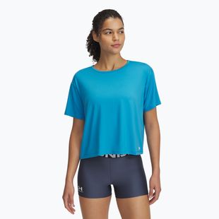 Moteriški treniruočių marškinėliai Under Armour Motion ether blue/white