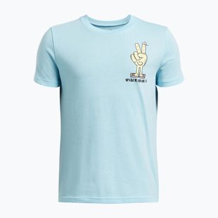 Vaikiški treniruočių marškinėliai Under Armour Peace Love UA blue