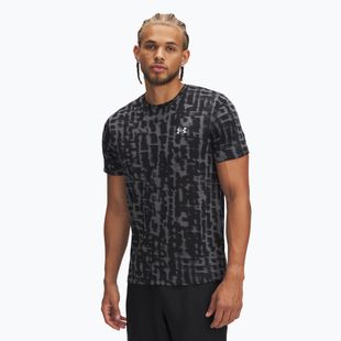 Vyriški bėgimo marškinėliai Under Armour Launch Printed black/anthracite/reflective