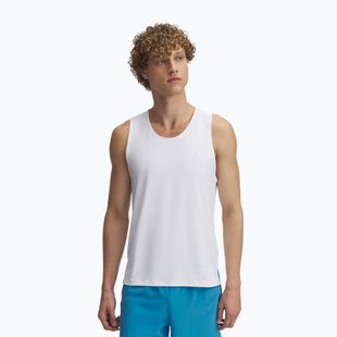 Vyriškas bėgimo tank topas Under Armour Launch Elite Singlet white/reflective