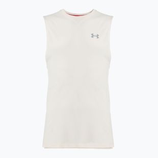 Vyriškas bėgimo tank topas Under Armour Trail Run Launch Tank stone/reflective