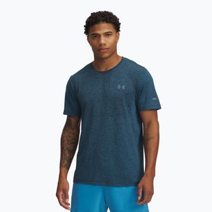 Vyriški bėgimo marškinėliai Under Armour Seamless Stride ether blue/reflective