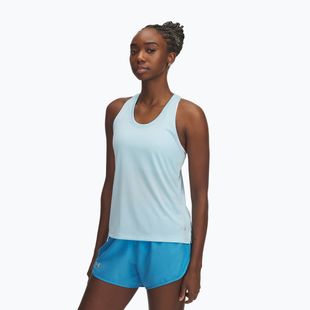 Moteriškas bėgimo tank topas Under Armour Launch Singlet stream/reflective