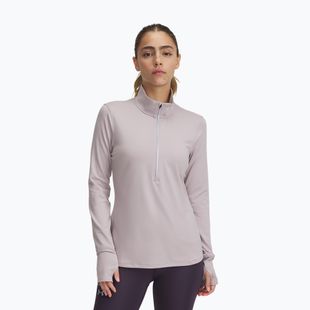 Moteriški bėgimo marškinėliai ilgomis rankovėmis Under Armour Launch Pro Half Zip gray dawn/reflective
