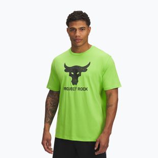 Vyriški treniruočių marškinėliai Under Armour Project Rock Payoff Graphic cyber green/black