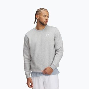 Vyriškas džemperis Under Armour Essential Fleece Crew mod gray light heather/white