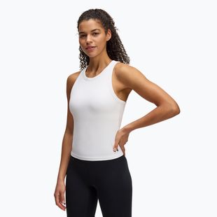 Moteriškas treniruočių topas Under Armour Motion High Neck Tank white/black
