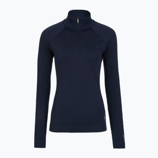 Moteriškas termo džemperis Smartwool Classic Thermal Merino Base Layer 1/4 Zip Boxed deep navy