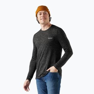 Vyriški marškinėliai ilgomis rankovėmis Smartwool Merino Hemp Blend Gear Up Graphic black heather