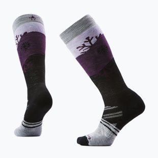 Moteriškos slidinėjimo kojinės Smartwool Ski Full Cushion Snowpocalypse OTC purple eclipse