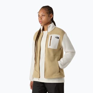 Moteriškas fliso džemperis The North Face Yumiori Full Zip khaki stone/white dune