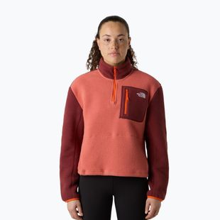 Moteriškas džemperis The North Face Yumiori 1/4 Zip mars dust/sumac/solar flare