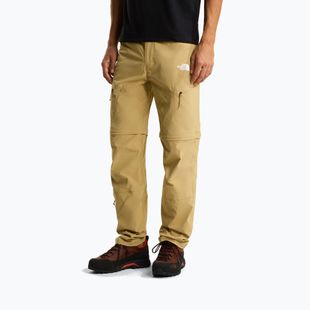 Vyriškos žygio kelnės The North Face Exploration Regular Tapered Convertible khaki stone