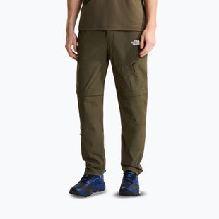 Vyriškos žygio kelnės The North Face Exploration Regular Tapered Convertible taupe green