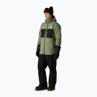 Vyriška snieglenčių striukė The North Face Fourbarrel Triclimate bark mist/black