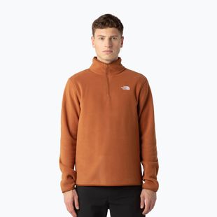 Vyriškas fliso džemperis The North Face Glacier Fleece 1/4 Zip burnt umber
