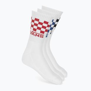 Kojinės Vans Classic Check Crew 3 poros white