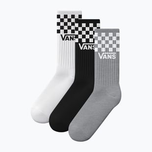 Kojinės Vans Classic Check Crew 3 poros black/white