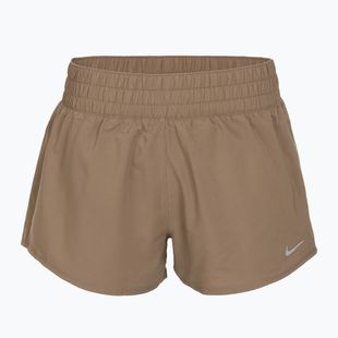 Moteriški šortai Nike One Dri-Fit 3" mink brown/reflective silver