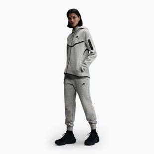 Moteriškos kelnės Nike Sportswear Tech Fleece Mid-Rise dark grey heather/black