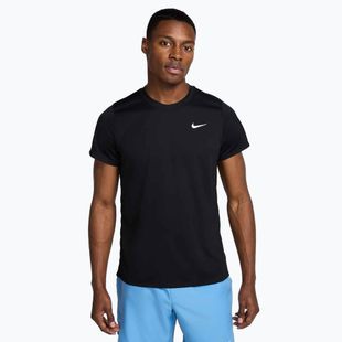 Vyriški teniso marškinėliai Nike Court Dri-Fit Victory juodi/balti