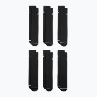 Kojinės  Jordan Everyday Cushioned Crew 6 pairs black/white