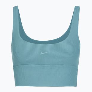 Sportinė liemenėlė Nike Zenvy Rib Light Support smokey blue/white