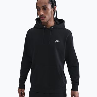 Vyriškas džemperis Nike Club Pullover Hoodie black/black/white