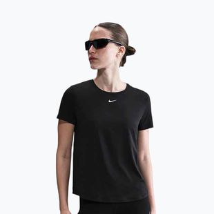Moteriški treniruočių marškinėliai Nike One Classic Dri-Fit juoda/balta