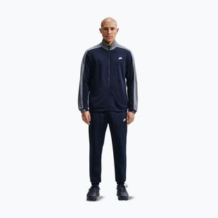Vyriškas sportinis kostiumas Nike Sportswear Club obsidian/smoke grey/white/white