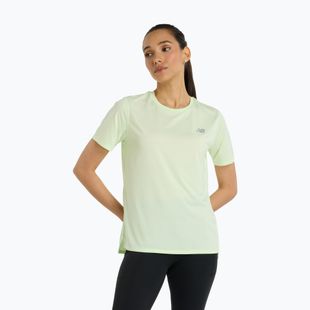 Moteriški bėgimo marškinėliai New Balance Essentials SS melonwat
