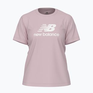 Moteriški marškinėliai New Balance Jersey Stacked Logo T-Shirt rosesugar