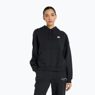 Moteriškas džemperis New Balance Reimagine Fleece Hoodie black