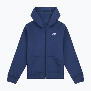 Vaikiškas džemperis New Balance Brush Back Small Logo Full Zip Hoodie nb navy