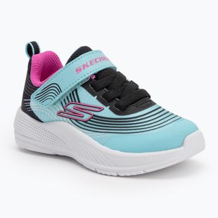 Vaikiški batai SKECHERS Microspec Advance aqua/purple