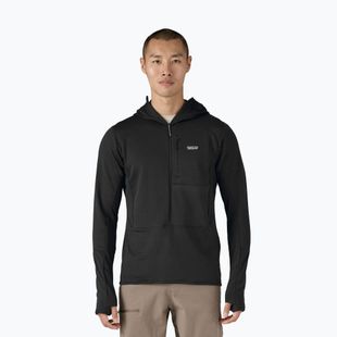 Vyriška Patagonia R1 Hybrid Pullover Softshell Striukė juoda