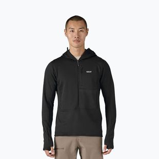 Vyriška Patagonia R1 Hybrid Pullover Softshell Striukė juoda