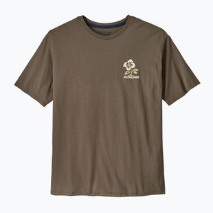 Vyriški marškinėliai Patagonia Balance Organic peace seeds / marlow brown