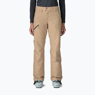 Moteriškos slidinėjimo kelnės Patagonia Insulated Powder Town oar tan