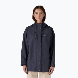 Moteriškas lietaus paltas Patagonia Outdoor Everyday Rain sunken blue
