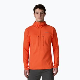 Vyriškas džemperis Patagonia R1 Ultralight Hoody coal orange