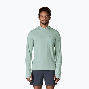 Vyriškas džemperis Patagonia Capilene Cool Sun Hoody thermal blue/thin ice x-dye