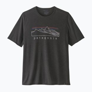Vyriški marškinėliai Patagonia Cap Cool Trail Stratapeaks ink black