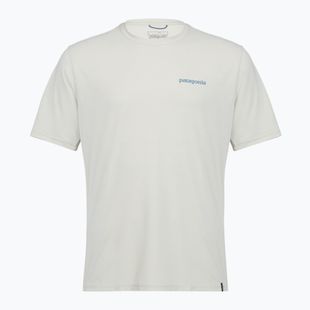 Vyriški marškinėliai Patagonia Capilene Cool Daily - Boardshort Logo dyno white