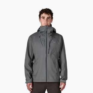 Vyriškas lietpaltis Patagonia Granite Crest Rain forge grey w/black