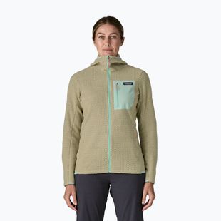 Moteriškas flisinis džemperis Patagonia R1 Air Full-Zip Hoody weathered stone