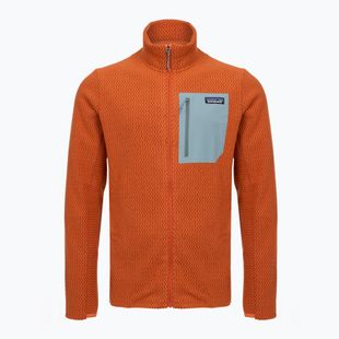 Vyriškas žygio džemperis Patagonia R1 Air coal orange