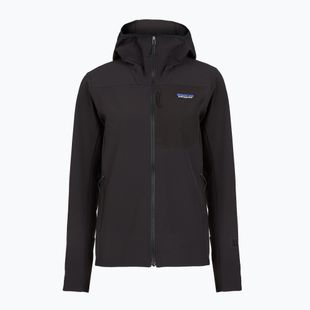 Moteriška softshell striukė  Patagonia R1 CrossStrata Hoody black