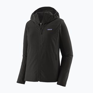 Moteriška softshell striukė  Patagonia R1 CrossStrata Hoody black