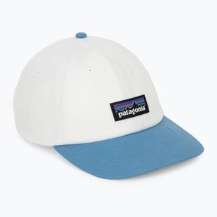 Kepurė su snapeliu Patagonia P-6 Label Trad birch white w/shore blue